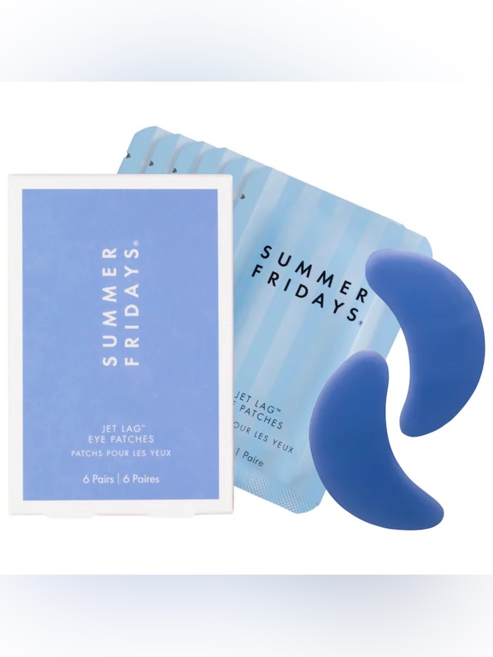 Summer Fridays Jet Lag Eye Patches - Blue
